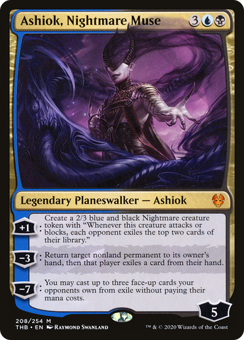 Ashiok, Nightmare Muse (THB-208)  - Theros Beyond Death