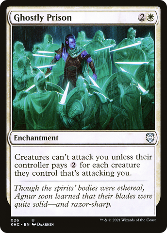 Ghostly Prison (KHC-026)  - Kaldheim Commander