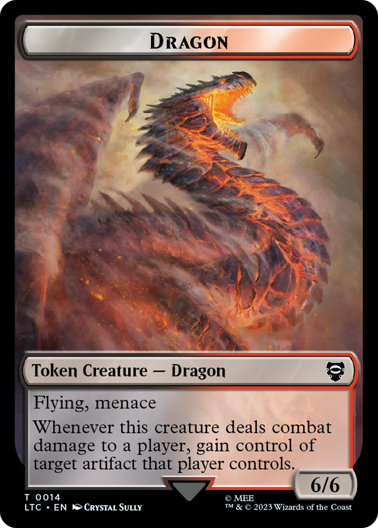 Dragon (TLTC-014)  - Tales of Middle-earth Commander Tokens