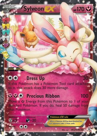 Sylveon EX RC21/RC32  - Holofoil Generations Radiant Collection - Ultra Rare