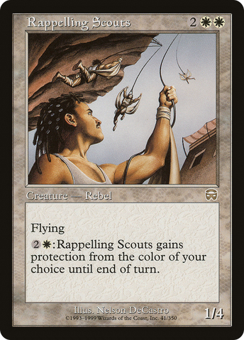 Rappelling Scouts (MMQ-041)  Foil - Mercadian Masques