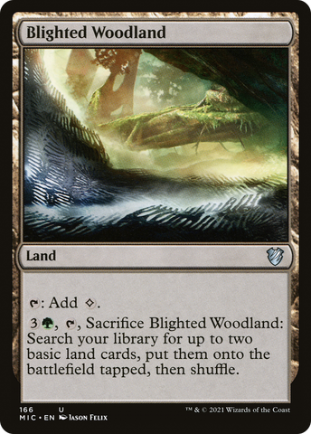 Blighted Woodland (MIC-166)  - Midnight Hunt Commander