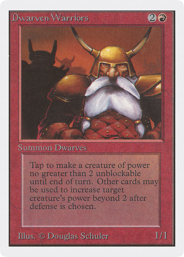 Dwarven Warriors (2ED-)  - Unlimited Edition