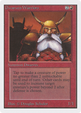 Dwarven Warriors (2ED-)  - Unlimited Edition