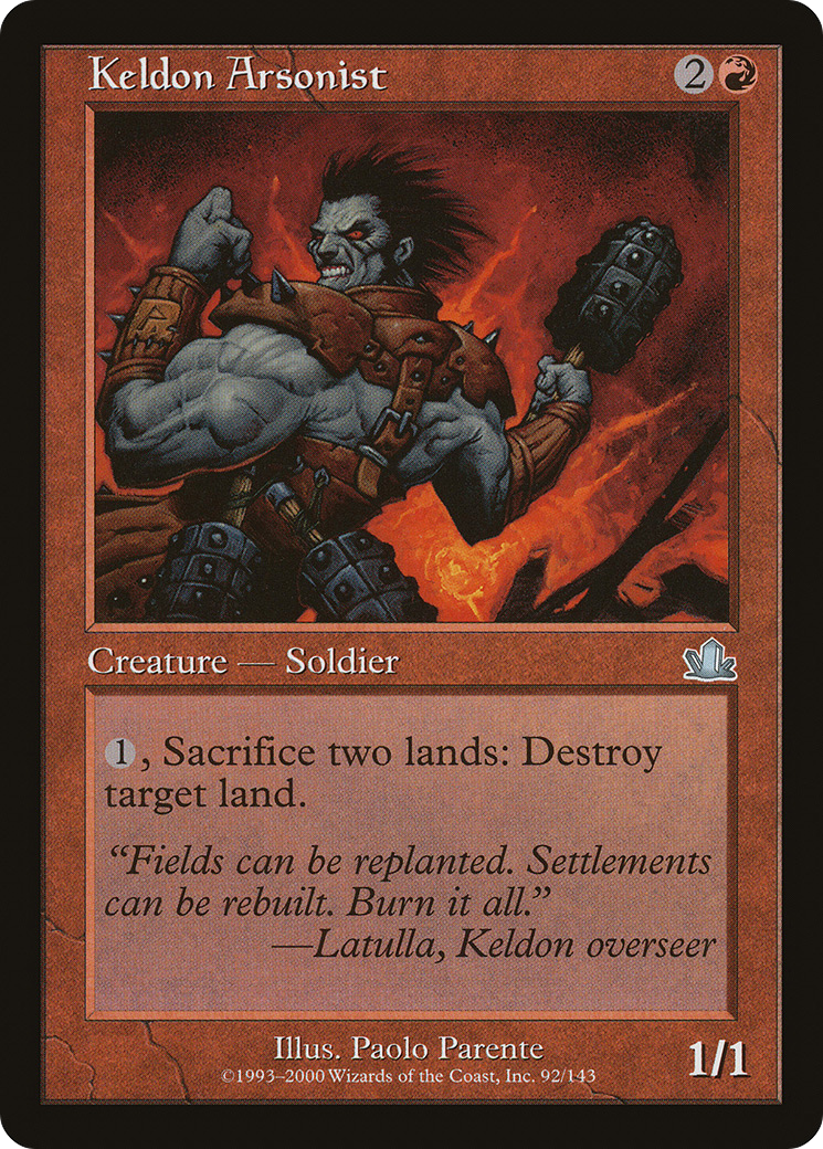 Keldon Arsonist (PCY-092)  Foil - Prophecy