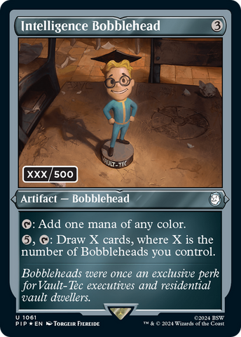 Intelligence Bobblehead (Serial Numbered) (PIP-1061) - Fallout Foil