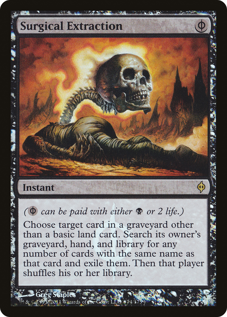 Surgical Extraction (BABP-074)  Foil - New Phyrexia Promos