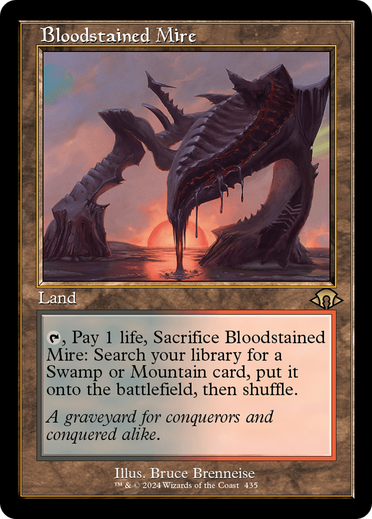 Bloodstained Mire (Retro Frame) (MH3-435)  Foil - Modern Horizons 3