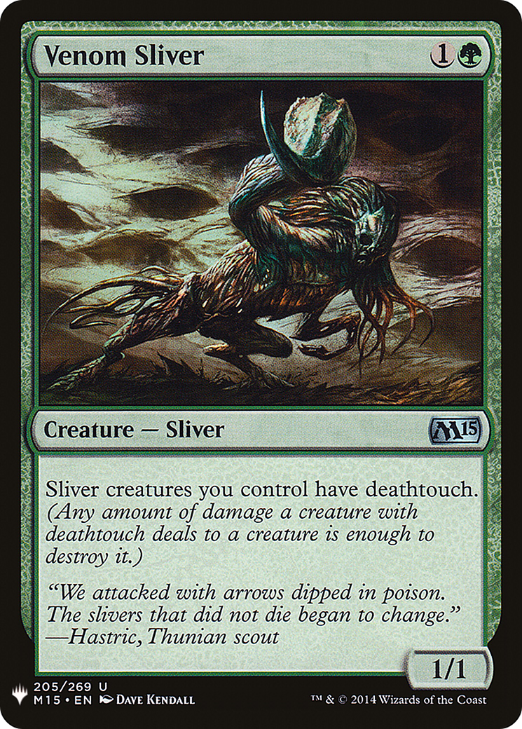 Venom Sliver (LIST-205)  - The List