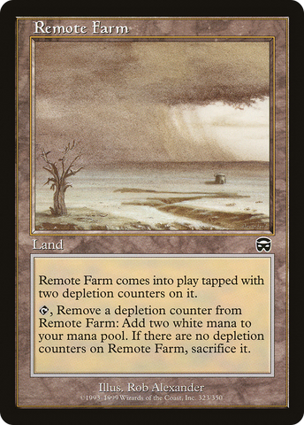 Remote Farm (MMQ-323)  Foil - Mercadian Masques