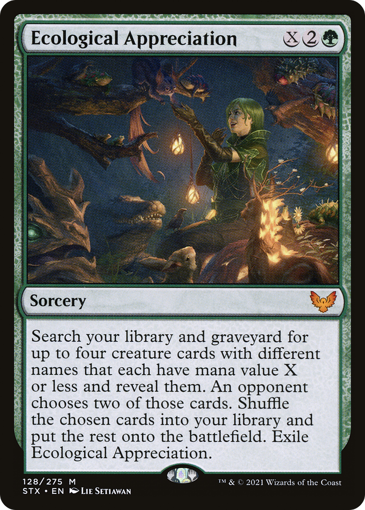 Ecological Appreciation (STX-128)  Foil - Strixhaven: School of Mages