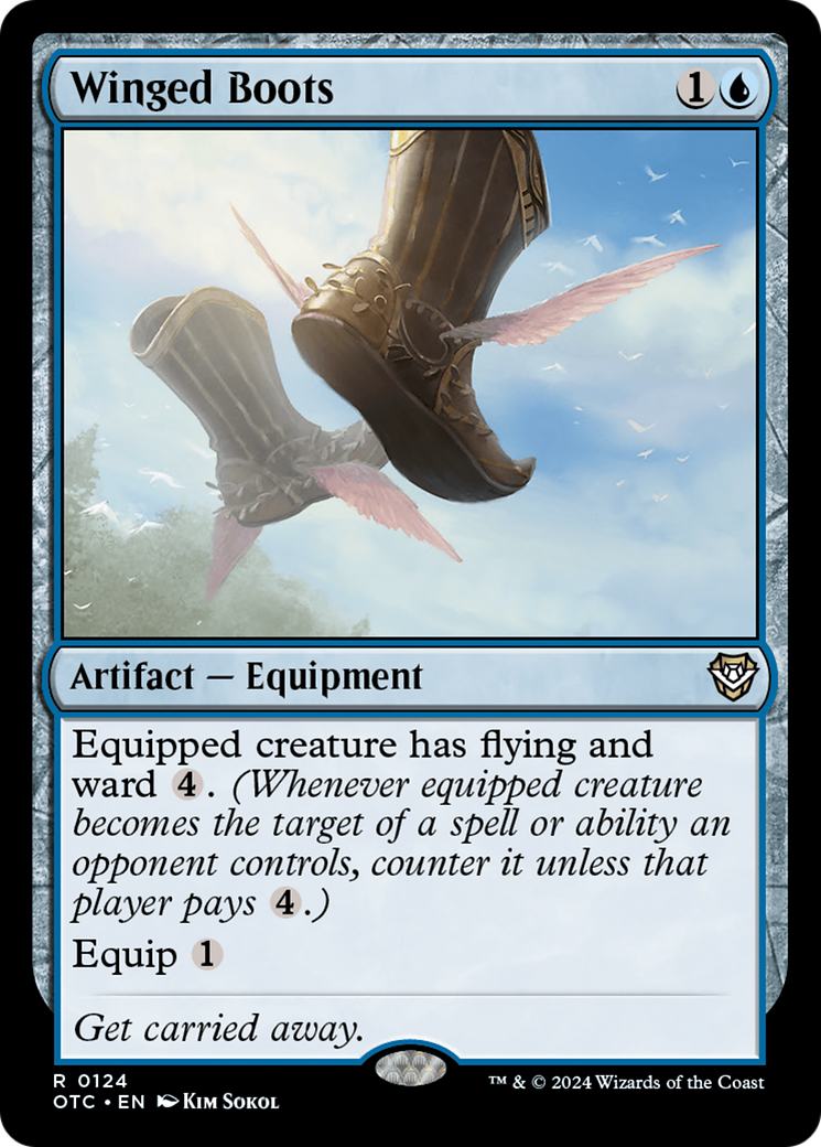 Winged Boots (OTC-124)  - Outlaws of Thunder Junction Commander