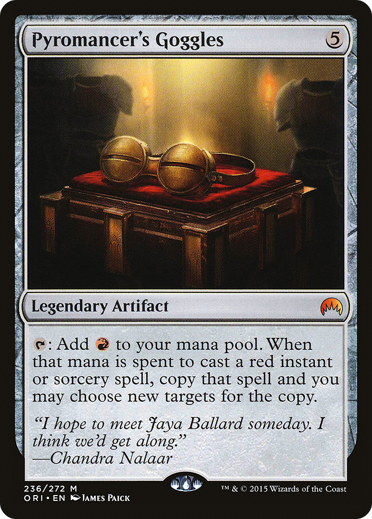Pyromancer's Goggles (ORI-236)  Foil - Magic Origins