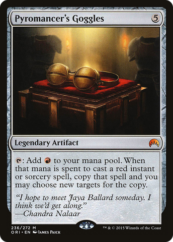 Pyromancer's Goggles (ORI-236)  Foil - Magic Origins