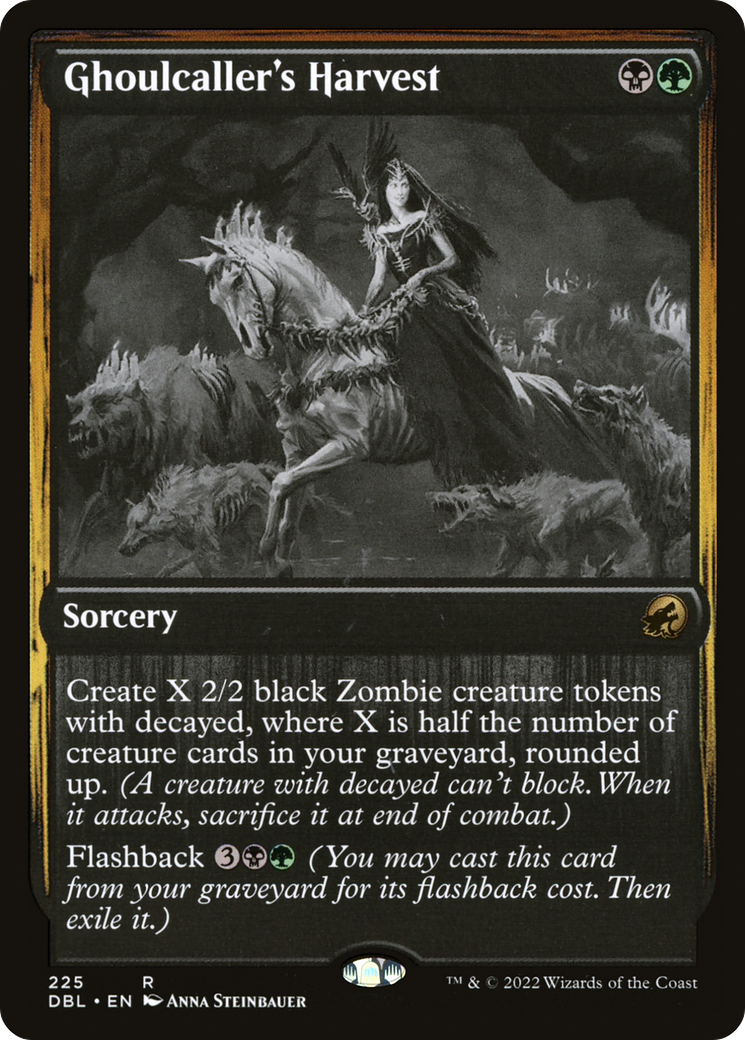 Ghoulcaller's Harvest (DBL-225)  Foil - Innistrad: Double Feature