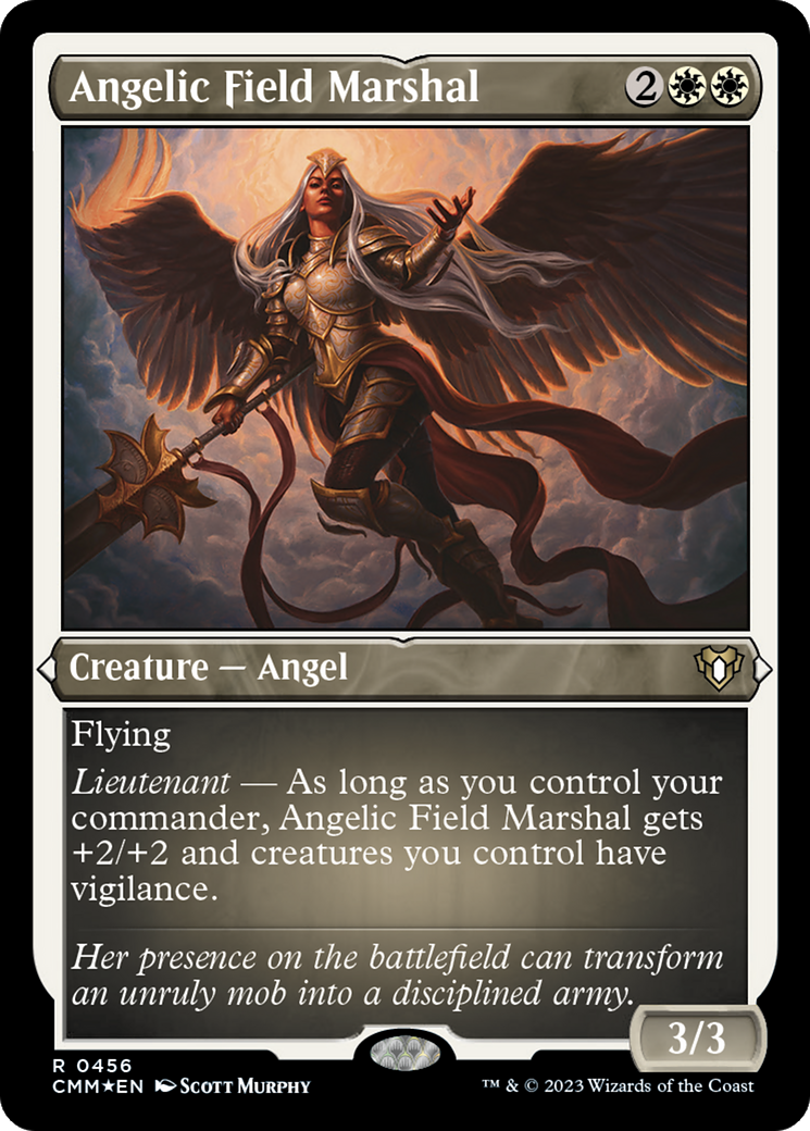 Angelic Field Marshal (Foil Etched) (CMM-456)  Foil - Commander Masters