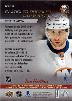 2015-16 Tim Hortons Platinum Profiles