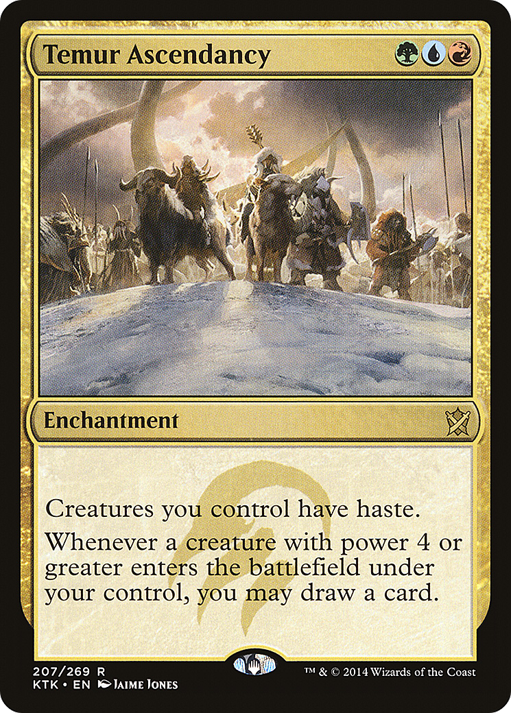 Temur Ascendancy (KTK-207)  Foil - Khans of Tarkir