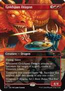 Goldspan Dragon (SLD-1780)  - Secret Lair Drop (Borderless)