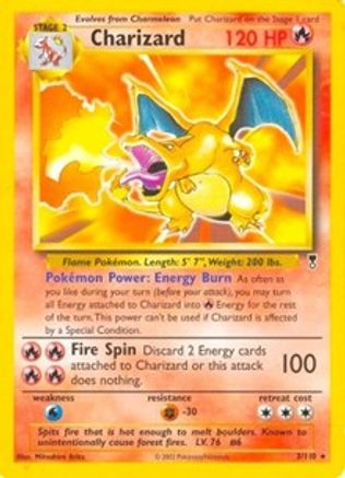 Charizard (WotC Legendary Collection)   Deck Exclusives