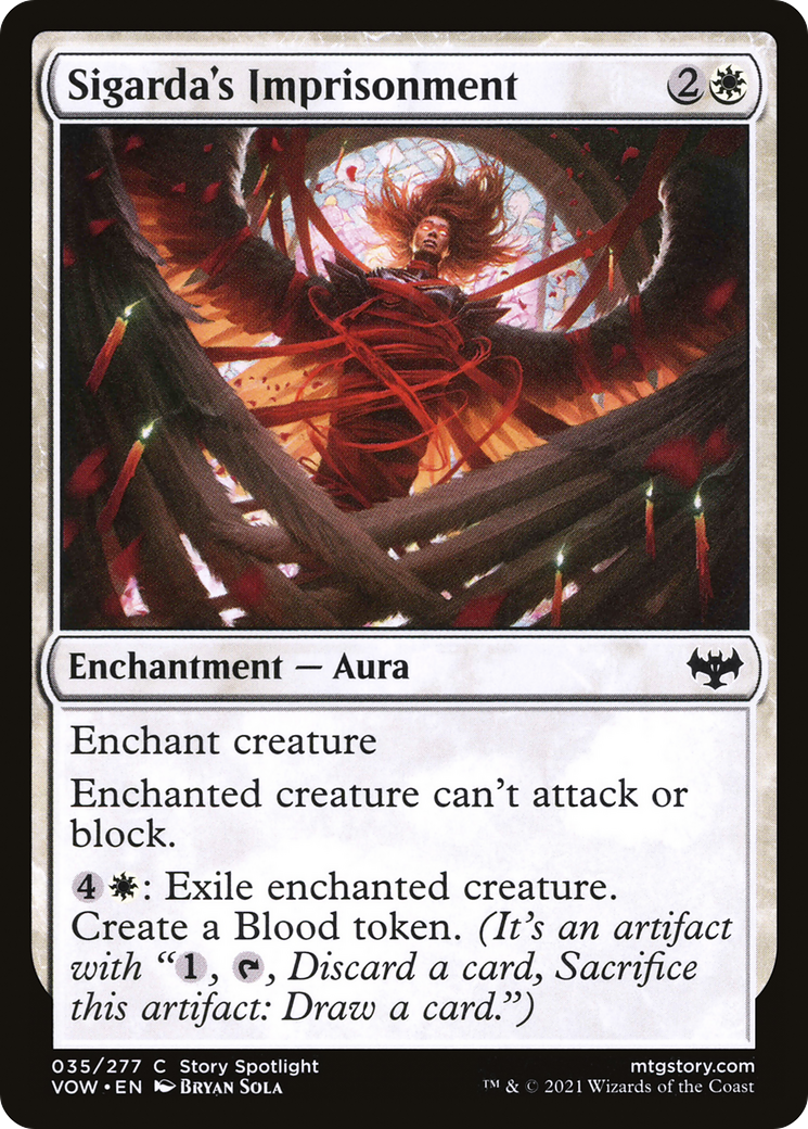 Sigarda's Imprisonment (VOW-035)  - Innistrad: Crimson Vow