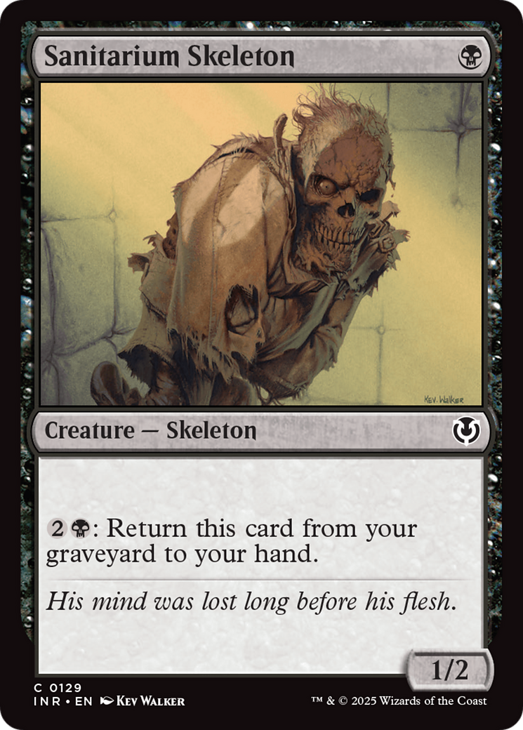 Sanitarium Skeleton (INR-129)  Foil - Innistrad Remastered