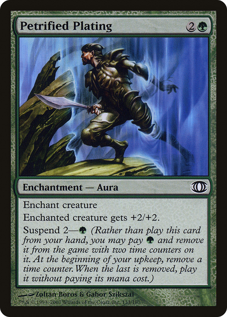 Petrified Plating (FUT-133)  Foil - Future Sight