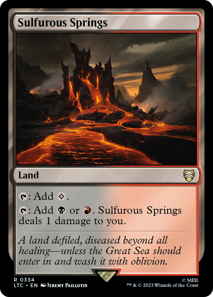 Sulfurous Springs (LTC-334)  - Tales of Middle-earth Commander