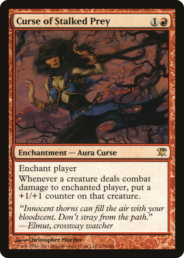 Curse of Stalked Prey (ISD-136)  Foil - Innistrad