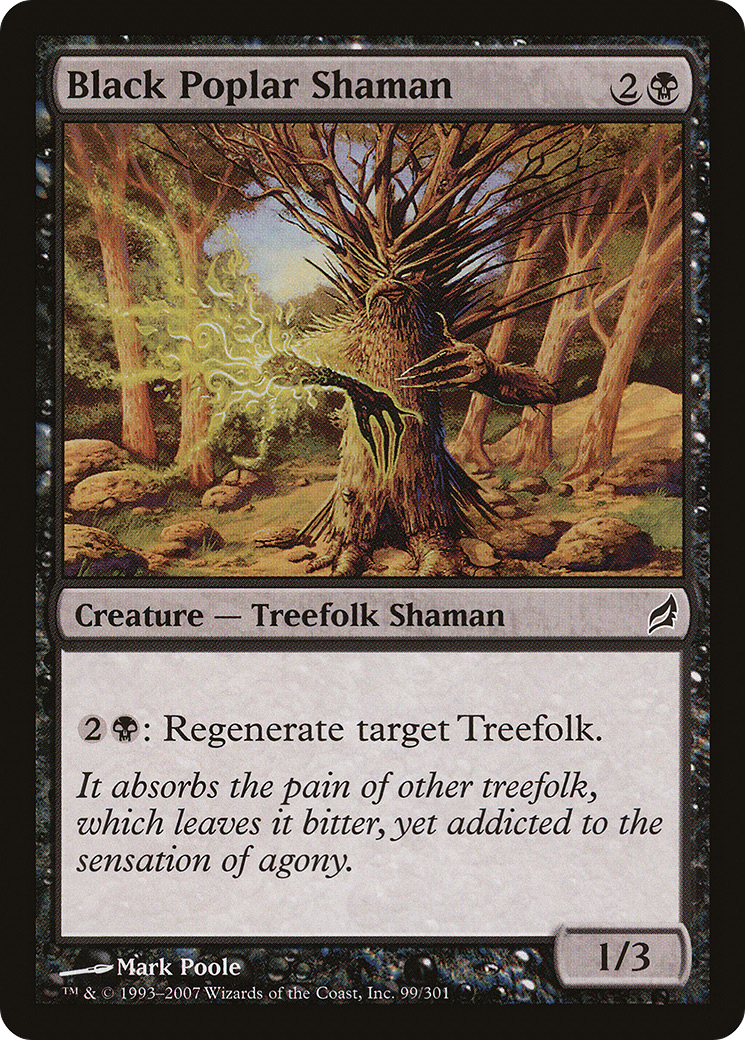 Black Poplar Shaman (LRW-099)  - Lorwyn