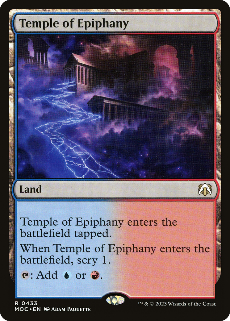 Temple of Epiphany (MOC-433)  - March of the Machine Commander