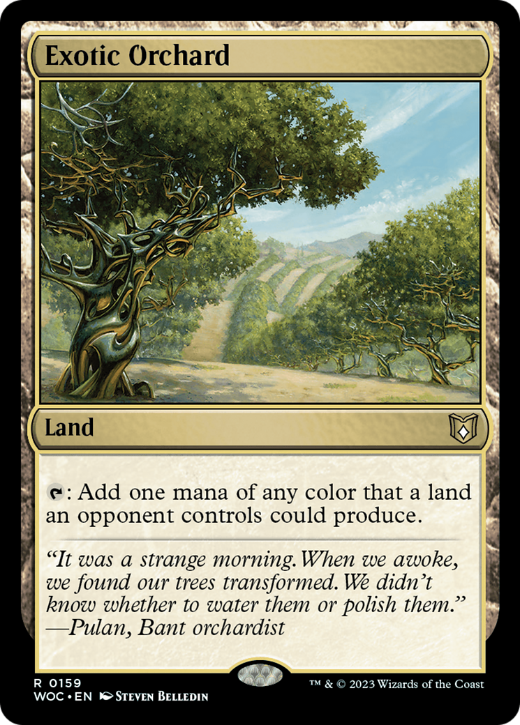 Exotic Orchard (WOC-159)  - Wilds of Eldraine Commander