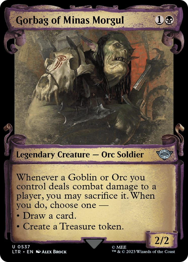 Gorbag of Minas Morgul (Showcase Scrolls) (LTR-537)  Foil - The Lord of the Rings: Tales of Middle-earth: (Showcase)