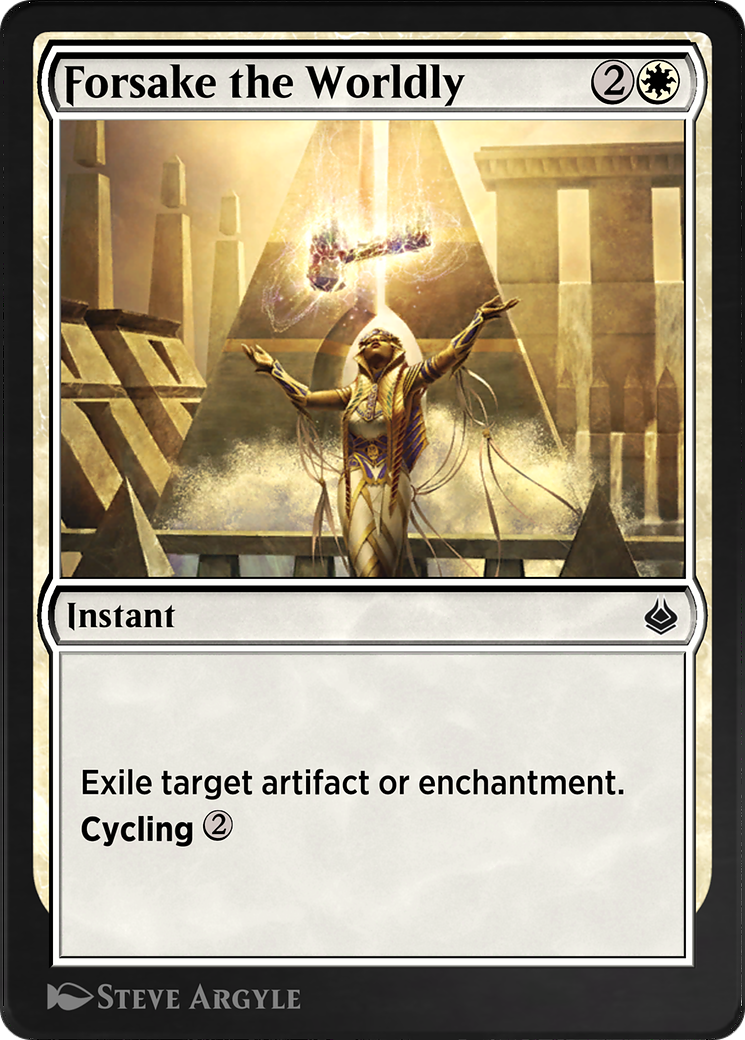 Forsake the Worldly (AKR-018)  - Amonkhet Remastered