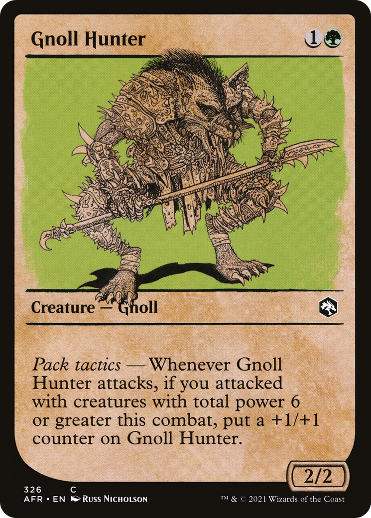 Gnoll Hunter (Showcase) (AFR-326)  - Adventures in the Forgotten Realms: (Showcase)