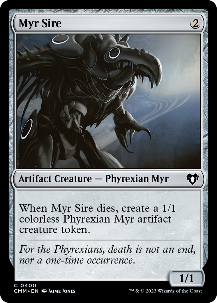 Myr Sire (CMM-400)  Foil - Commander Masters