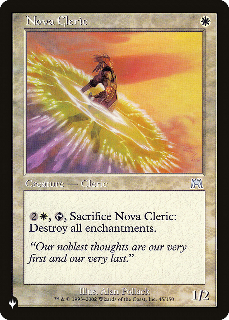 Nova Cleric (LIST-ONS-45)  - The List