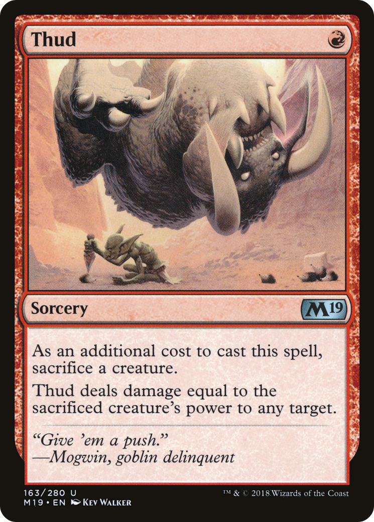 Thud (M19-163)  Foil - Core Set 2019