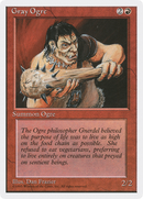 Gray Ogre (4ED-)  - Fourth Edition