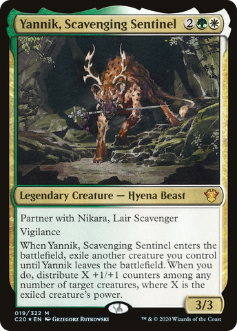 Yannik, Scavenging Sentinel (C20-019)  - Commander 2020