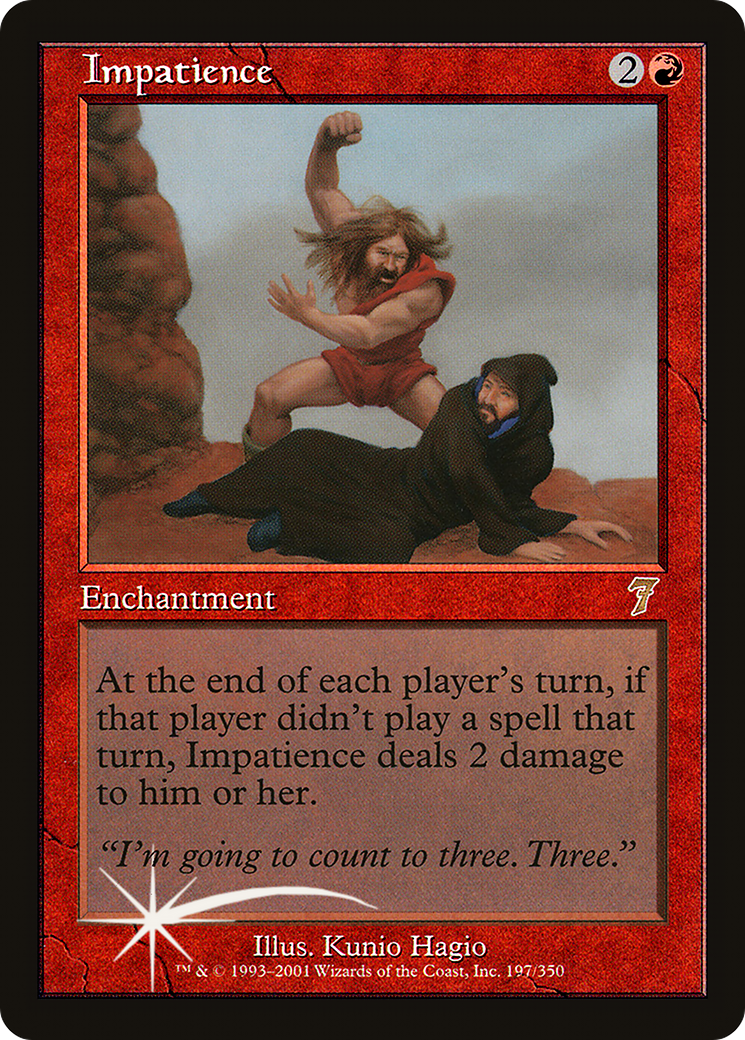 Impatience (7ED-197★) - Seventh Edition Foil