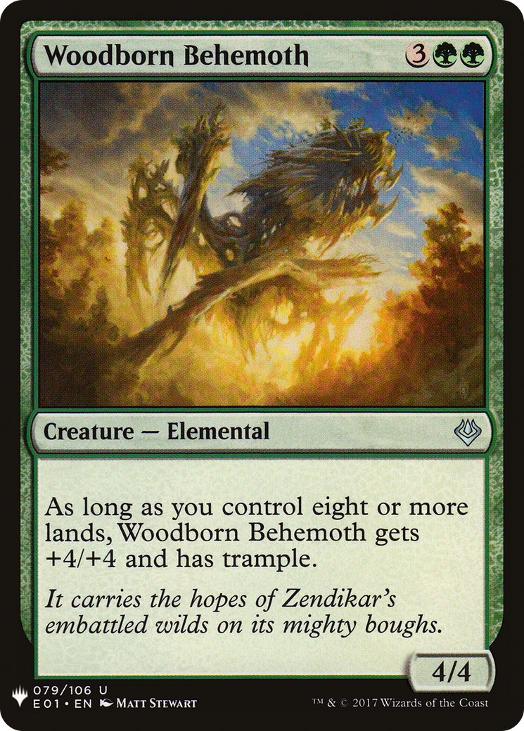 Woodborn Behemoth (LIST-E01-79)  - The List