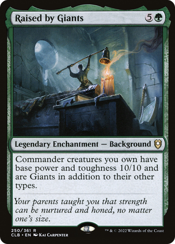 Raised by Giants (CLB-250)  - Commander Legends: Battle for Baldur's Gate