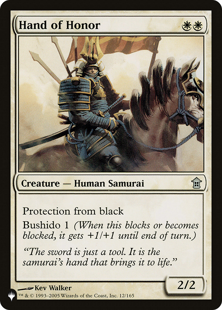 Hand of Honor (LIST-SOK-12)  - The List