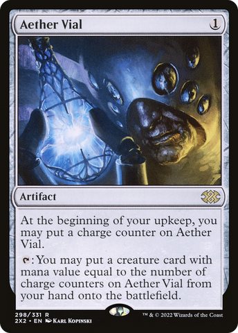 Aether Vial (2X2-298)  Foil - Double Masters 2022