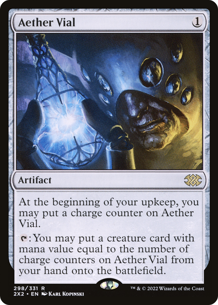 Aether Vial (2X2-298)  Foil - Double Masters 2022