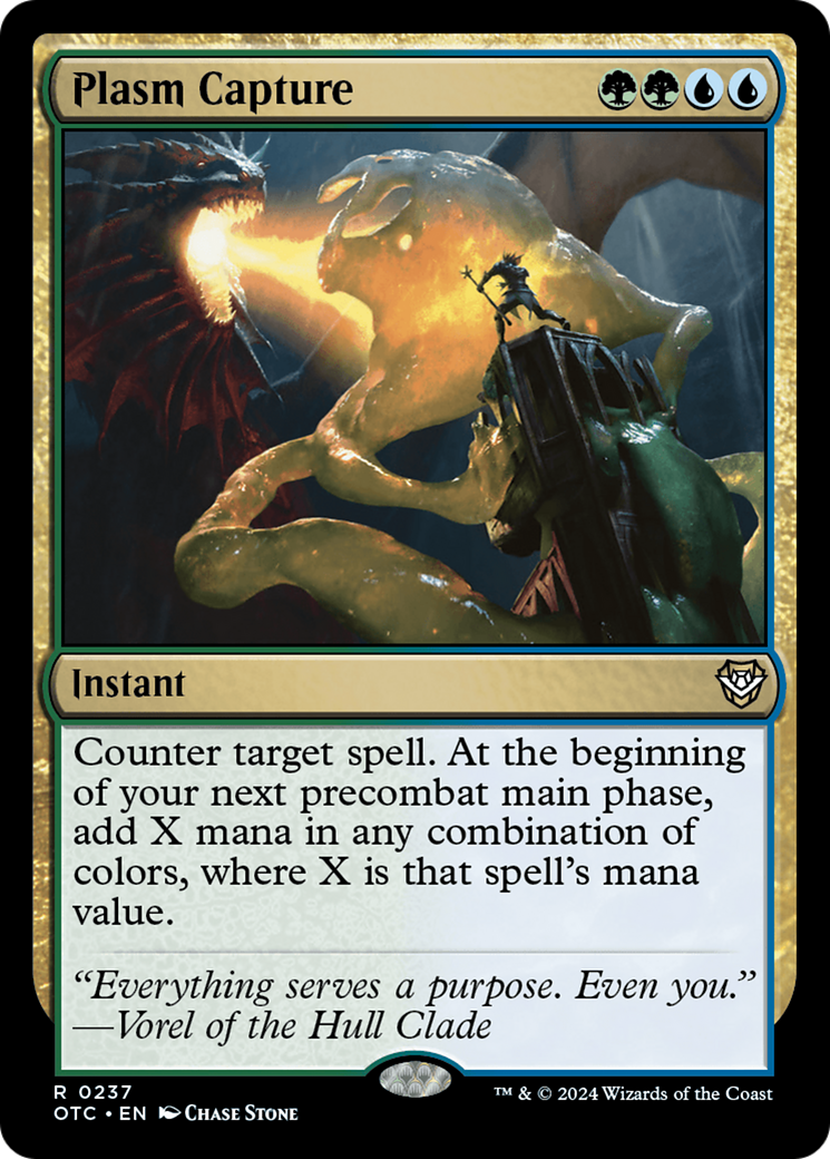 Plasm Capture (OTC-237)  - Outlaws of Thunder Junction Commander