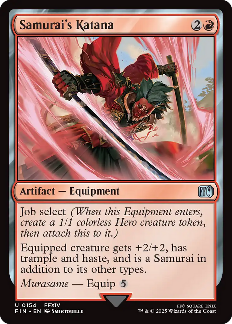 Samurai's Katana (FIN-154)  Foil - FINAL FANTASY