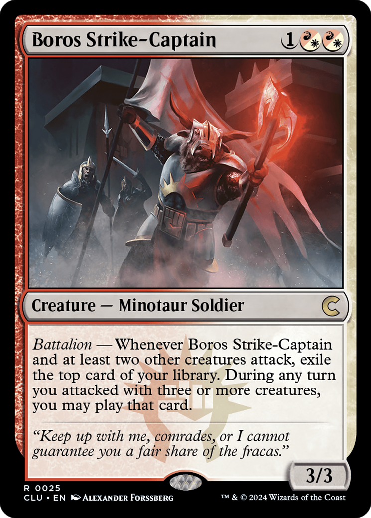 Boros Strike-Captain (CLU-025)  - Ravnica: Clue Edition