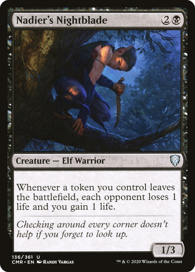Nadier's Nightblade (CMR-136)  - Commander Legends